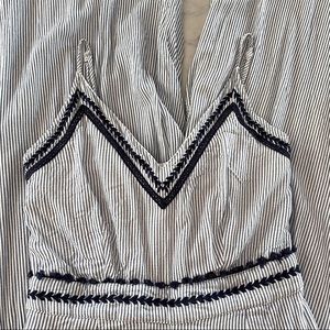 Blue & White Jumpsuit